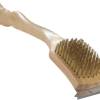 Spazola per griglia in ghisa con setole in ottone
