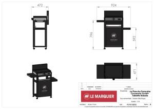 Piastra Liscia Elettrica La Plancha Francaise 150 Duo Edition