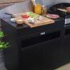 Le Marquier Cucina 2 Elementi con Credenze Nero