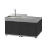 Le Marquier Cucina Isola 4 Elementi Top Inox Duo