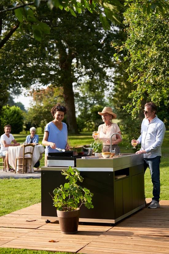 Le Marquier Cucina Isola 4 Elementi Top Inox Duo Le Marquier Cucina Isola 4 Elementi Top Inox Duo