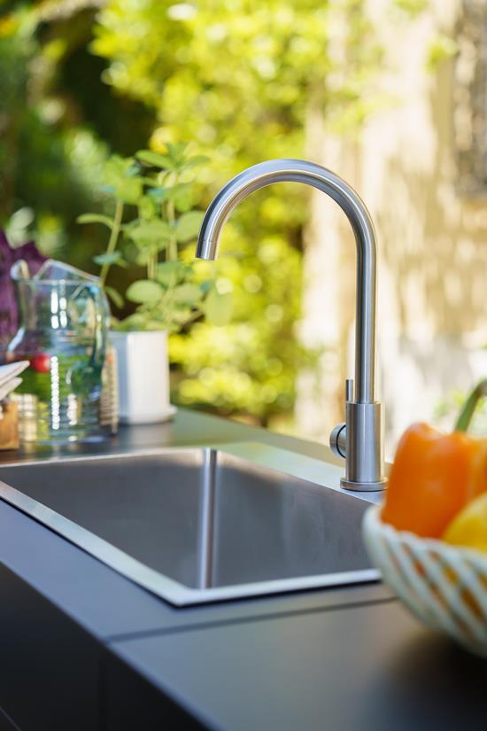 Le Marquier Mobile con Lavello Integrato 80x55 cm Nero Le Marquier Mobile con Lavello Integrato 80x55 cm Nero