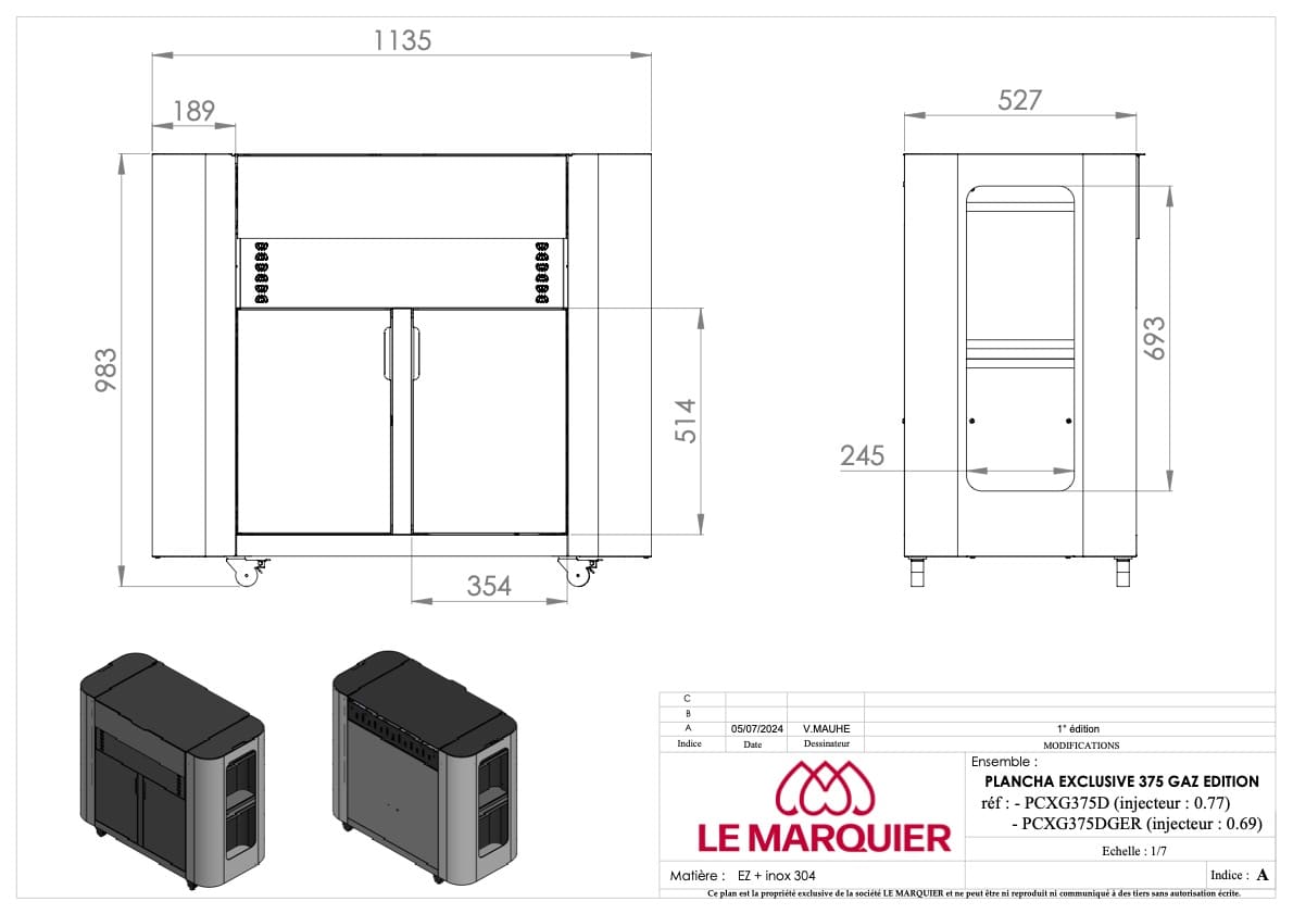 Le Marquier Piastra Exclusive 375 Duo Edition Gas