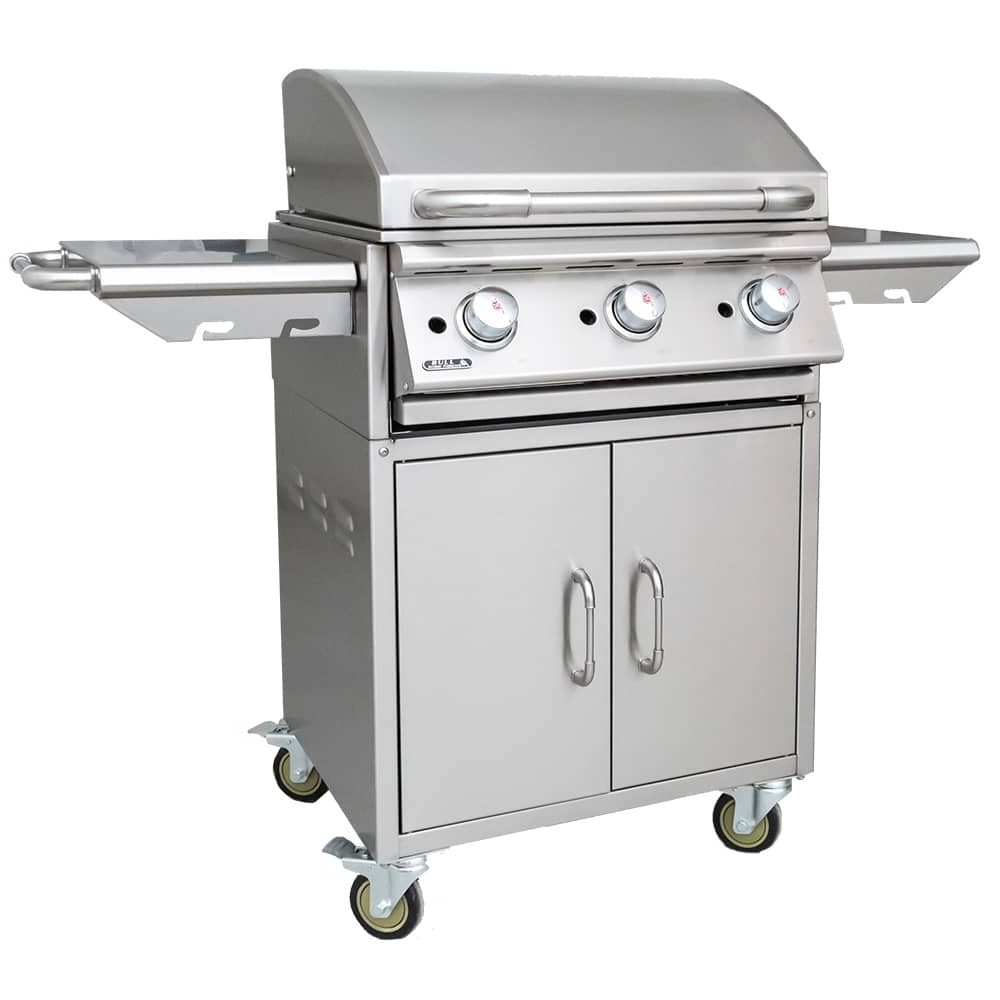 Plancha Cart 60cm - 3 Bruciatori in Acciaio Inox 304