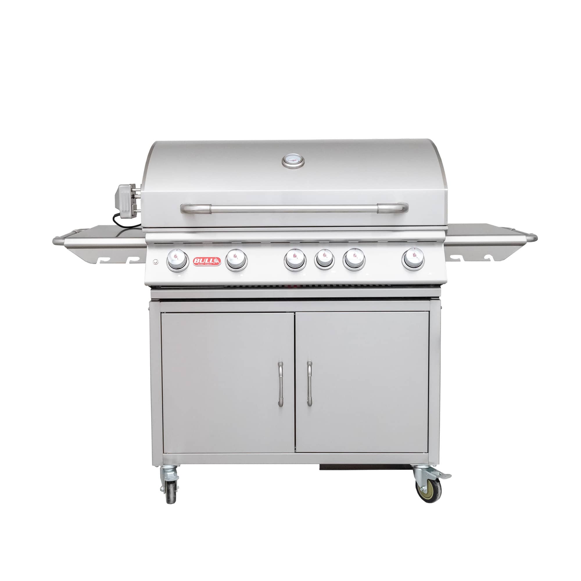 BRAHMA con carrello, luci, girarrosto e back burner