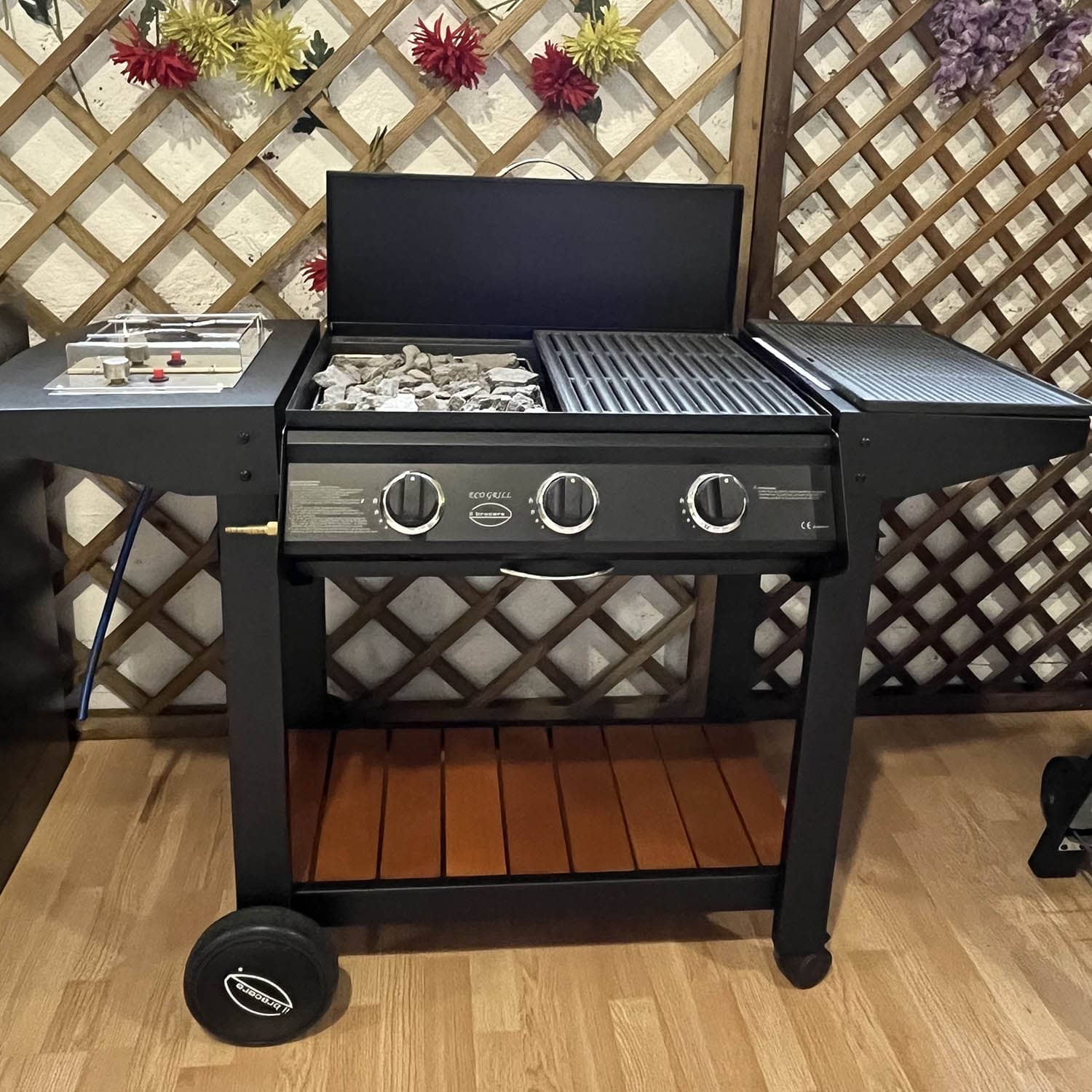 Il Bracere barbecue a gas VALENCIA 3 fuochi