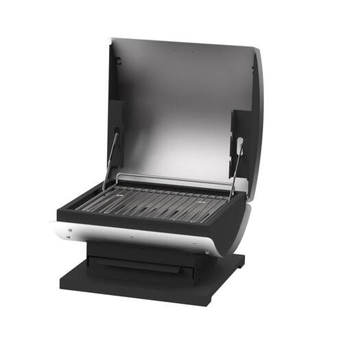 Barbecue duo L 40cm carbone e legna