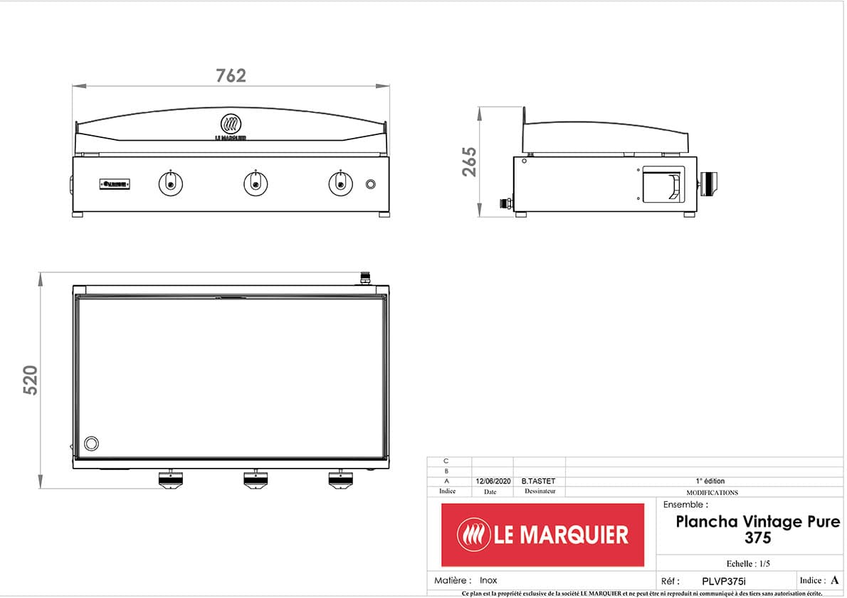 Piastra pure 375 gpl 7,2kw Piastra pure 375 gpl 7,2kw