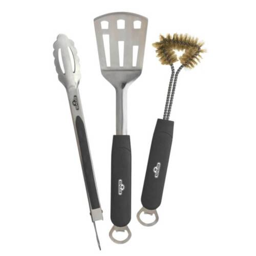 Set di strumenti da 3 pezzi Napoleon per barbecue in acciaio inox